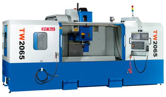 Topwell TW2065 vertical machining center with 80 x 26 travels