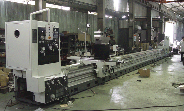 the 15 meter long lathe