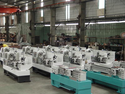 Assembly area of Annnyang 20" lathes
