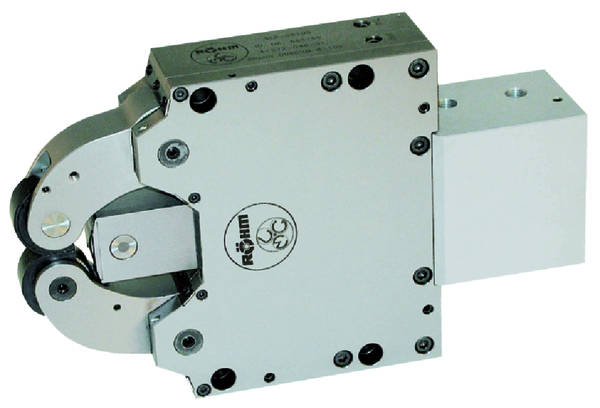 Rohm automatic steady rest for CNC lathes