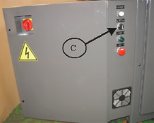 showing position of coolant control switch