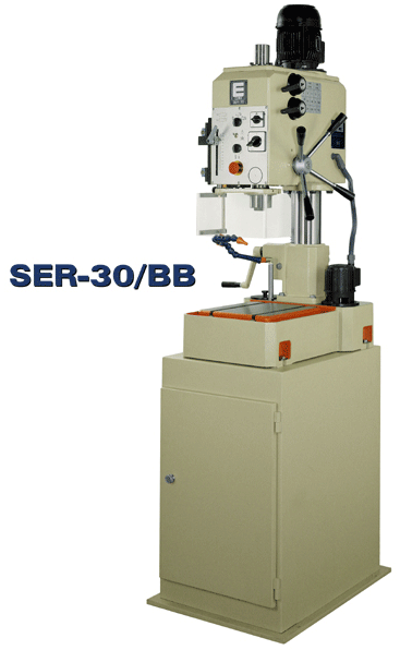 Erlo SE-30 BB geared head bench drill on cabinet base