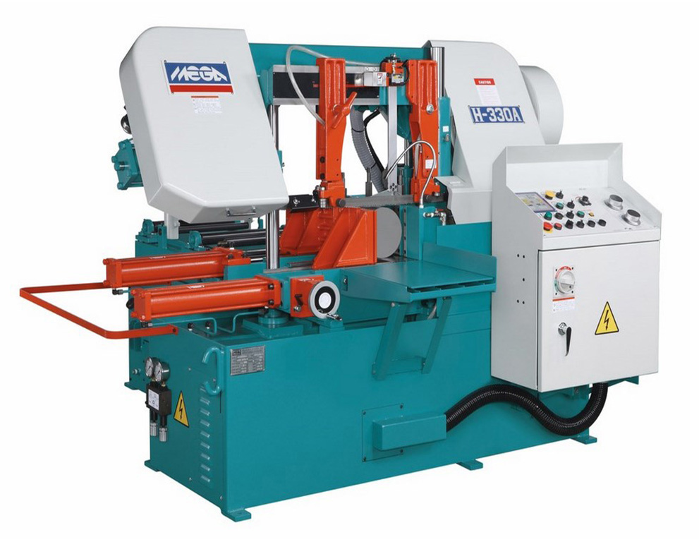 Mega H330A automatic twin column bandsaw with 13quot; capacity
