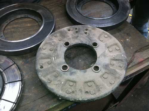 Osakidengyosha brake assembly for mazak lathe