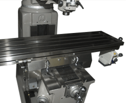 showing the wide table of the Topwell milling machines