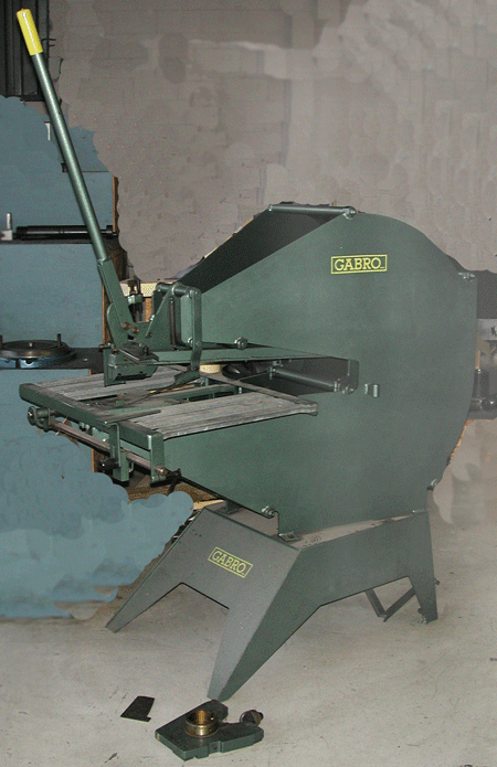 Gabro shearing notching and punching machine