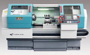 Dalian flat bed CKE CNC lathes