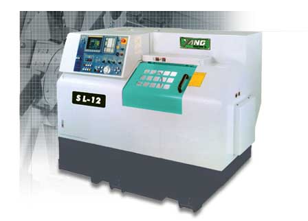 Yang SL-12 gang tooling  CNC lathe with Fanuc control