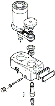 Parts diagram for the HH Roberts Milling head