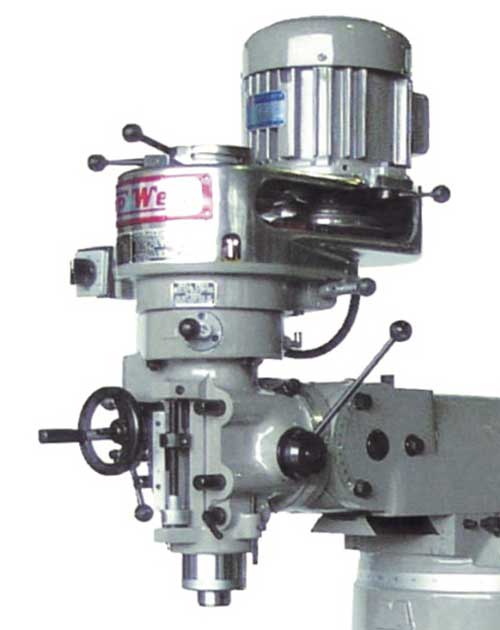 Replacement and upgrade milling machine heads for Bridgeport mills