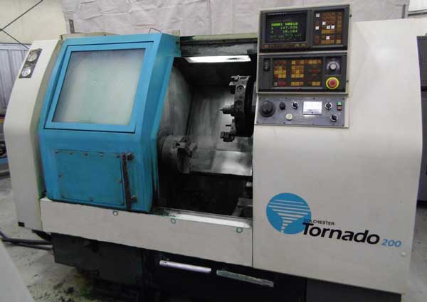 used Standard Modern 14" cnc lathe with Anilam control