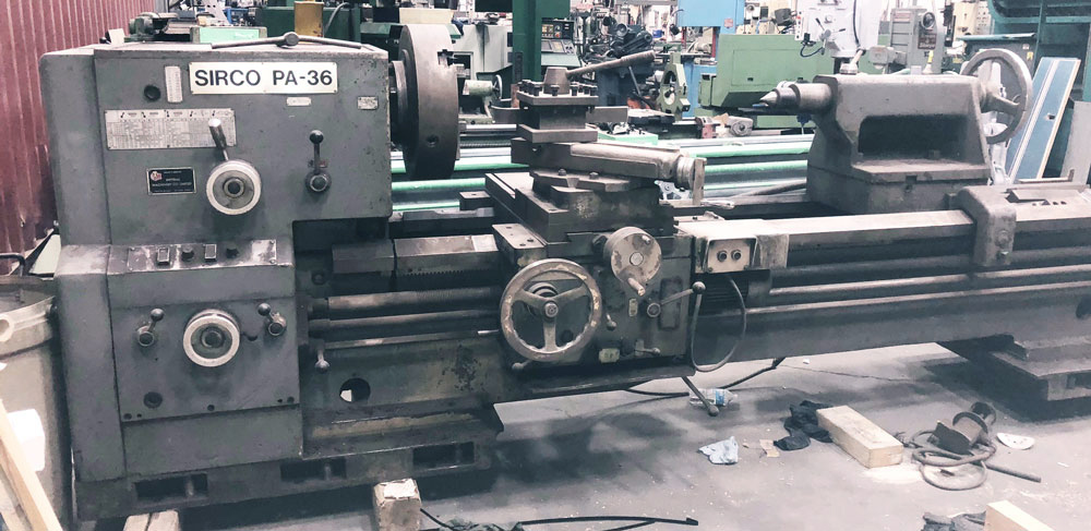used Sirco PA-36 lathe